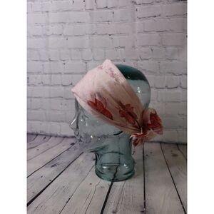 💎2/25 Pink & Red Vintage Leaf Headscarf!